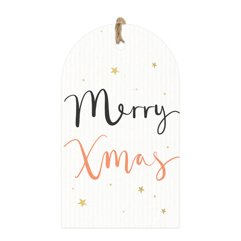 Whistlefish Merry Xmas Christmas Gift Tags Pack of 6