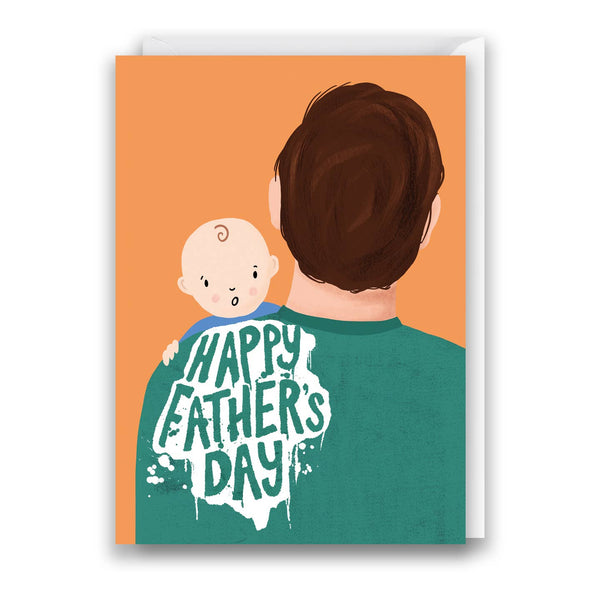 Jessie Maeve New Dad Father's Day Card - Orange