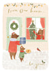 The Art File Our House To Yours Present Delivery Christmas Card