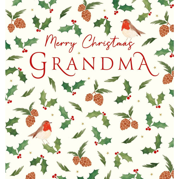 The Art File Grandma Merry Christmas Card