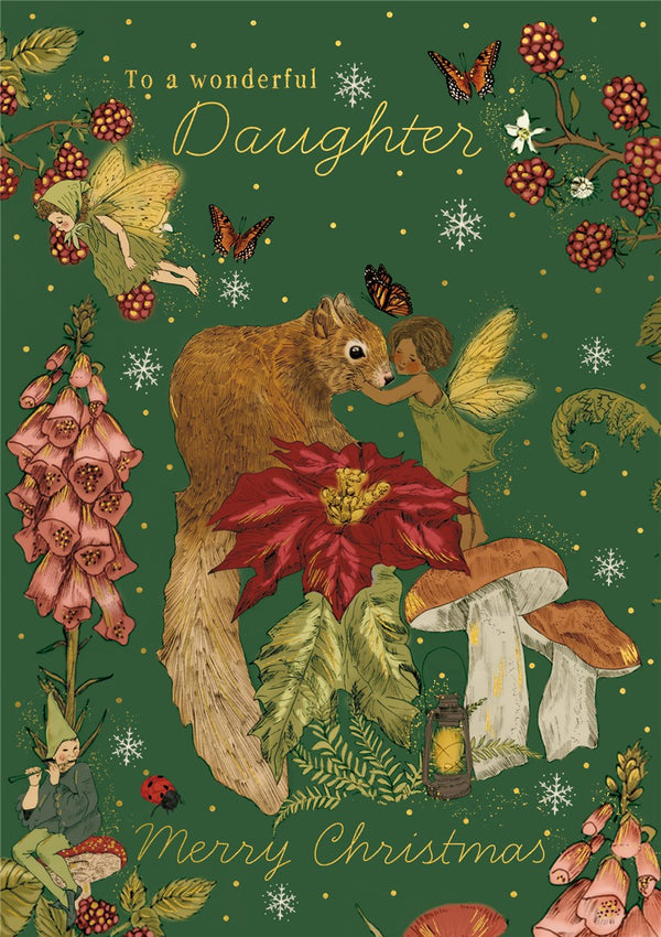 The Art File Wonderful Daughter Fairy Christmas Card