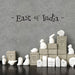 East of India Six Label Pack - Grey Hedgerow