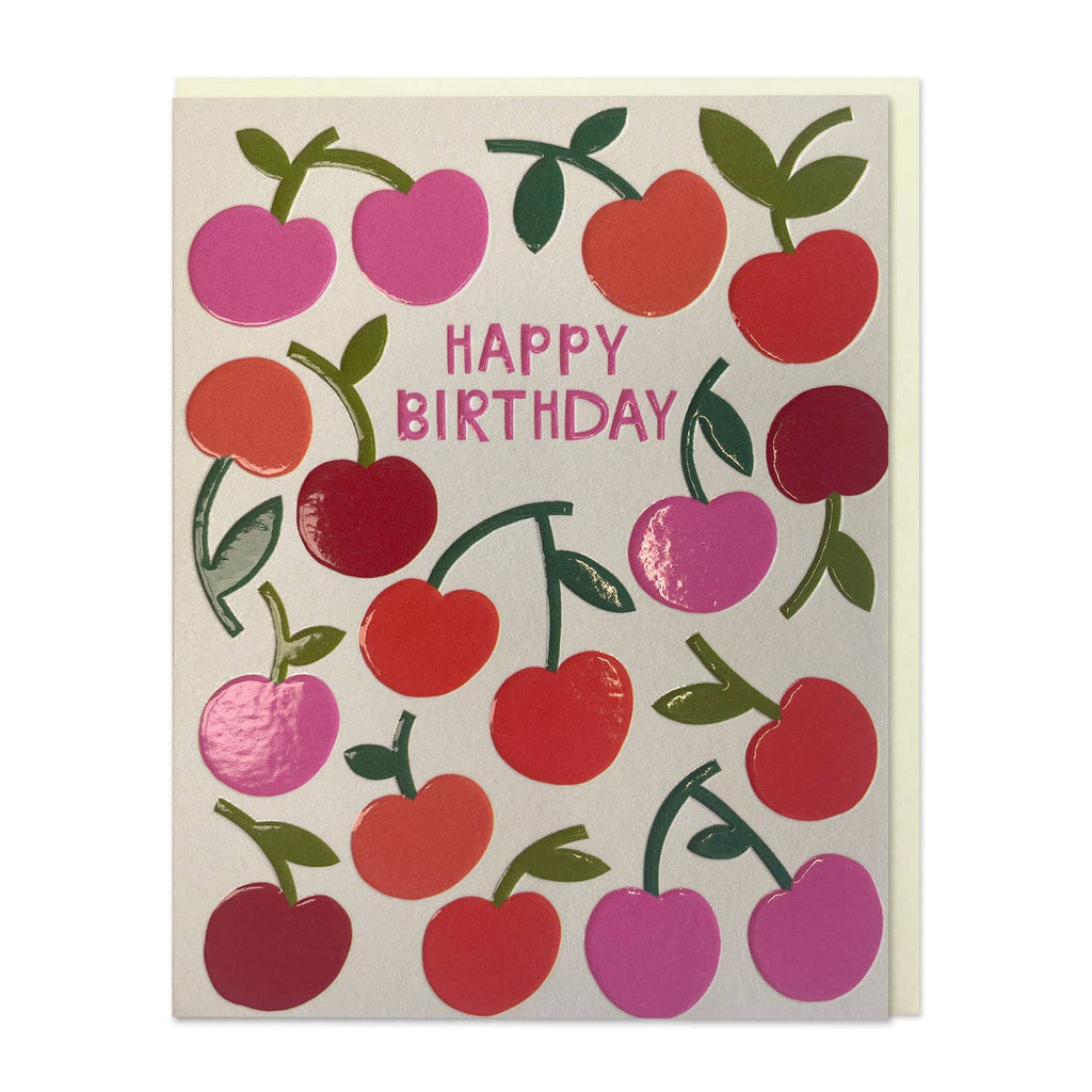 Raspberry Blossom Happy Birthday Cherry