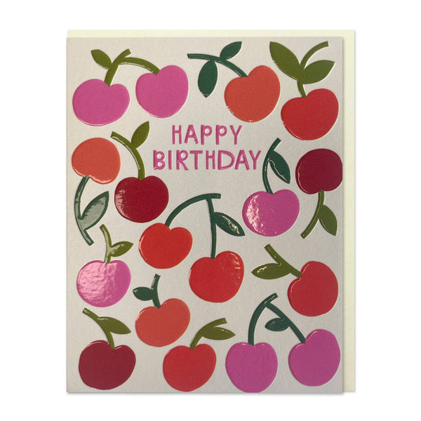 Raspberry Blossom Happy Birthday Cherry