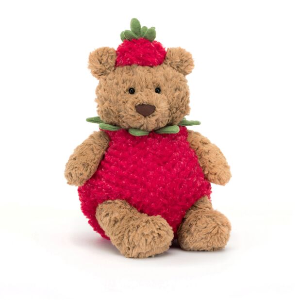 Jellycat Bartholomew Bear Strawberry - Finders Keepers Exclusive Collection