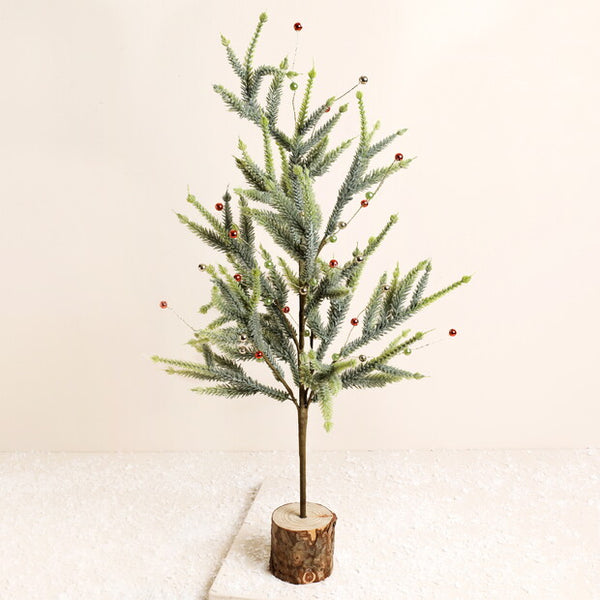 Lisa Angel Beaded Pine Tree Standing Decoration