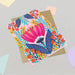 The London Stuido Arty Bright Floral Birthday Card
