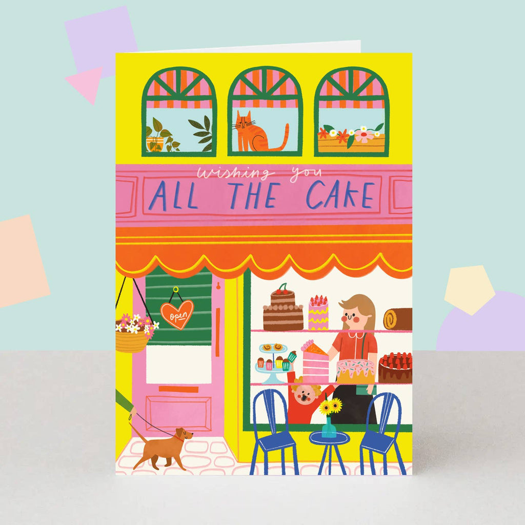 The London Studio Cake Shop Birthday Card