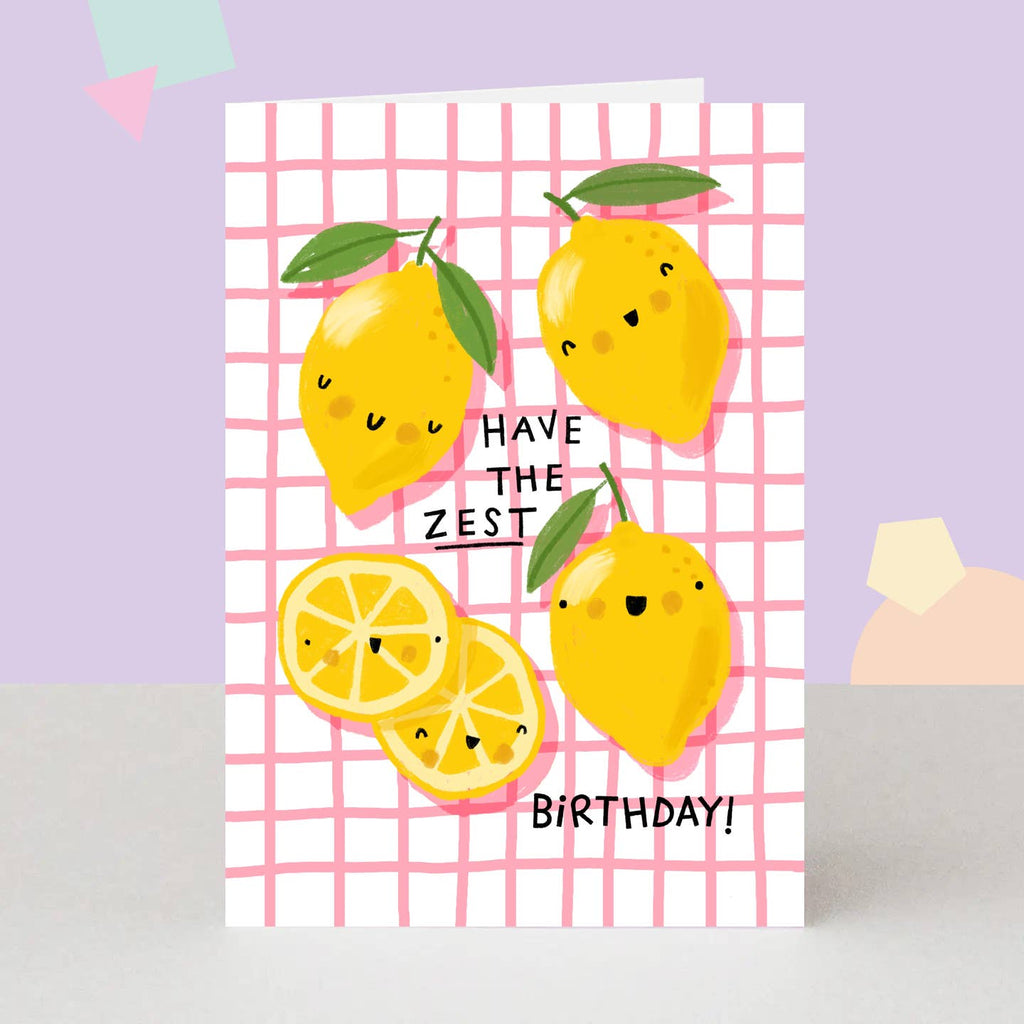 The London Studio Cute Lemons Birthday Card