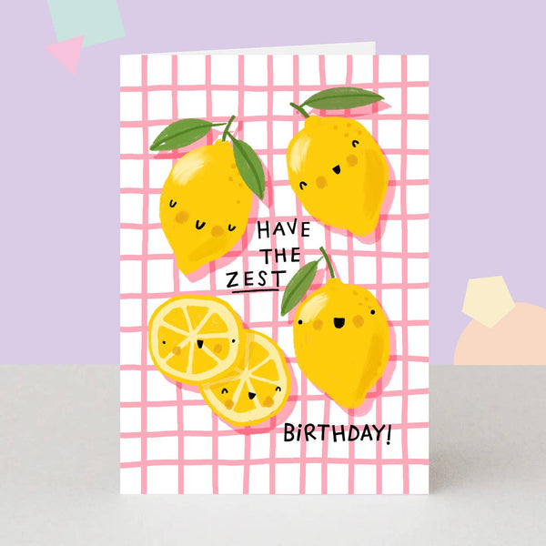 The London Studio Cute Lemons Birthday Card