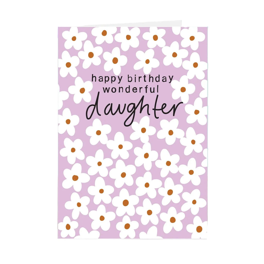 The London Studio Daughter Floral Birthday Card