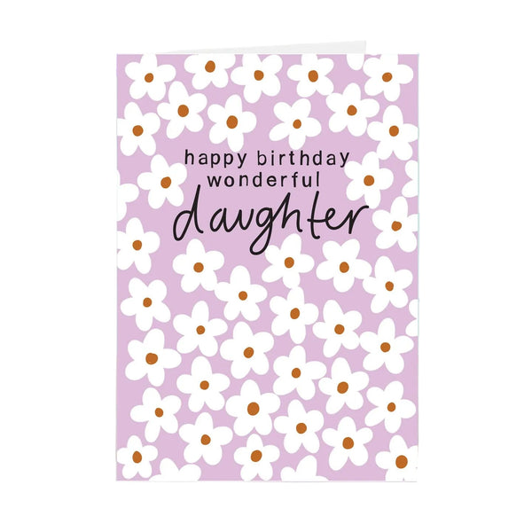 The London Studio Daughter Floral Birthday Card