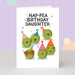 The London Studio Daughter Hap-Pea Birthday Birthday Card