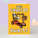 The London Studio Funny Mobility Scooter Birthday Card