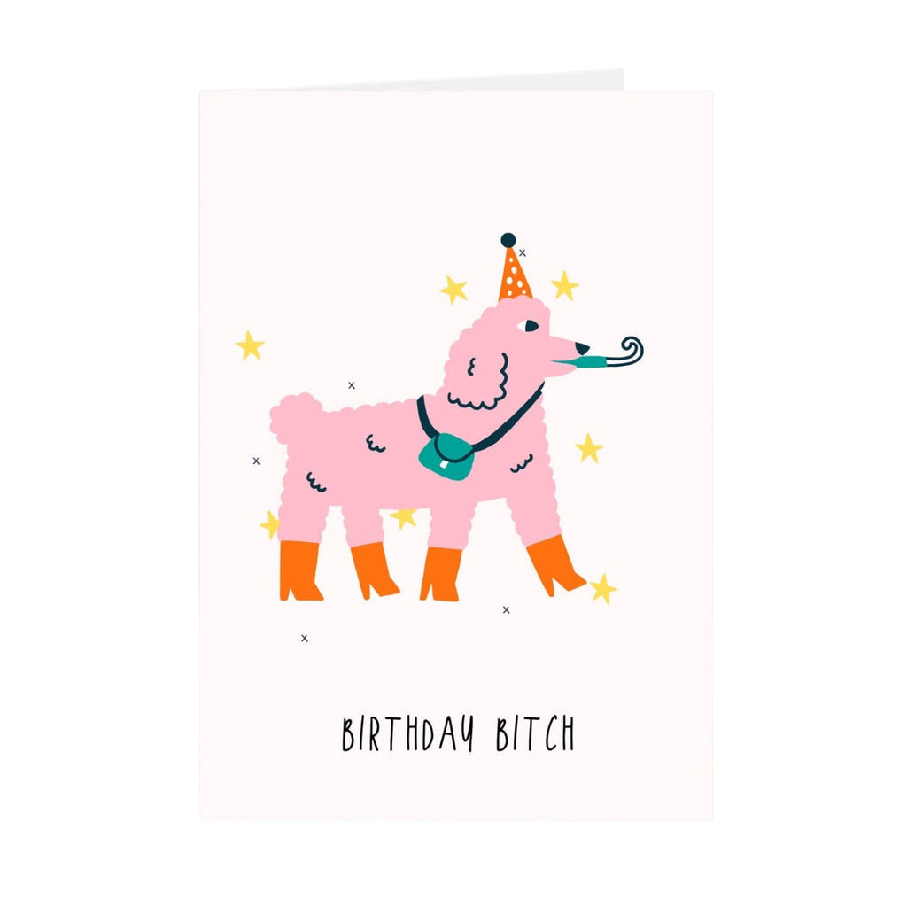 The London Studio Funny Sassy Dog Birthday Card