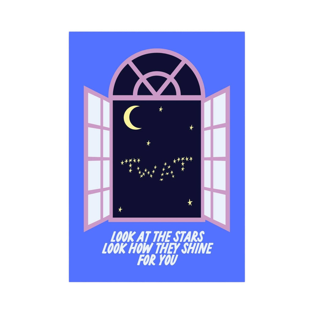 The London Studio Funny Shining Stars Birthday Card