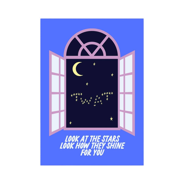 The London Studio Funny Shining Stars Birthday Card