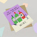The London Studio Funny Wine Rhymes Birthday Card
