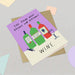 The London Studio Funny Wine Rhymes Birthday Card