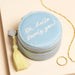 Lisa Angel Blue Hello Lovely You Mini Round Travel Jewellery Case