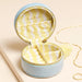 Lisa Angel Blue Hello Lovely You Mini Round Travel Jewellery Case