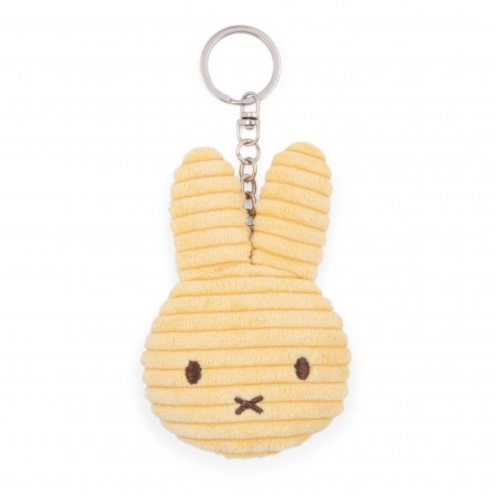 Miffy Flat Corduroy ECO Keyring Buttercream
