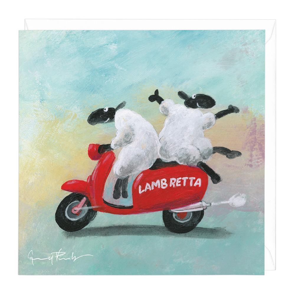 Whistlefish Lambretta Funny Card