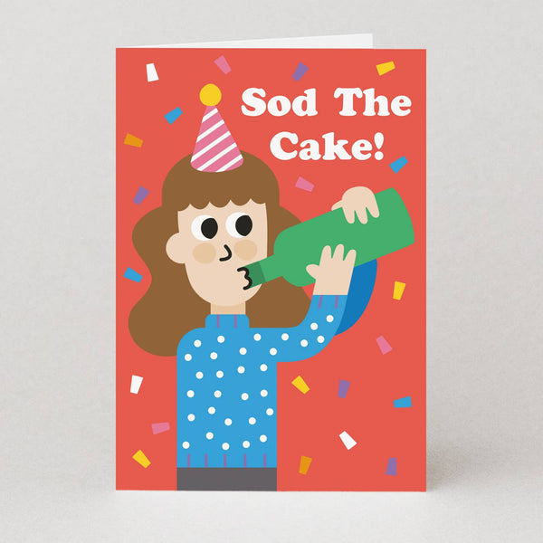 Studio Boketto Sod the Cake Birthday Card
