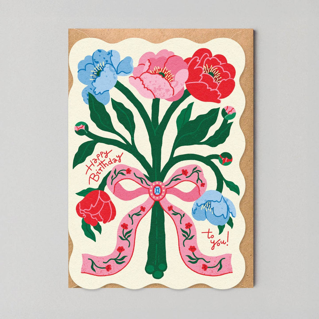 Studio Boketto Floral Birthday Card