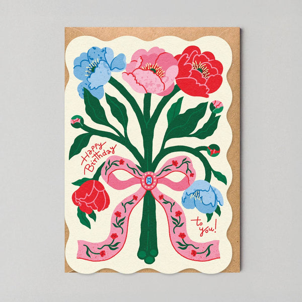 Studio Boketto Floral Birthday Card