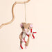 Lisa Angel Felt Candy Cane Mouse Hanging Decoration