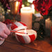 Lisa Angel Red Candy Cane Stripe Cinnamon Bauble Candle