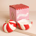 Lisa Angel Red Candy Cane Stripe Cinnamon Bauble Candle