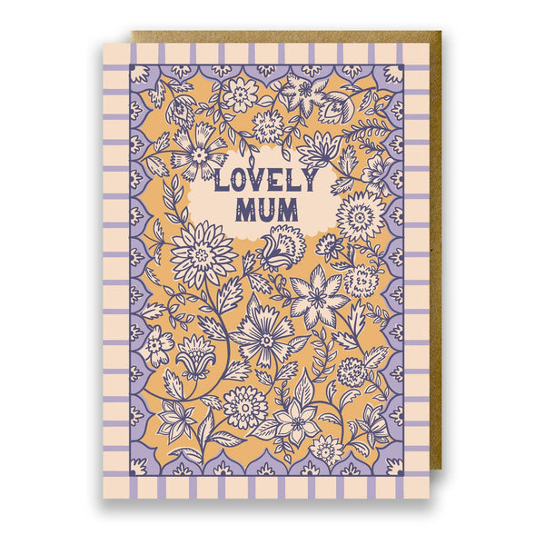 Jessie Maeve Lovely Mum Card - Jaipur Yellow