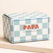 Lisa Angel Ceramic Contrast Checkerboard Papa Mug
