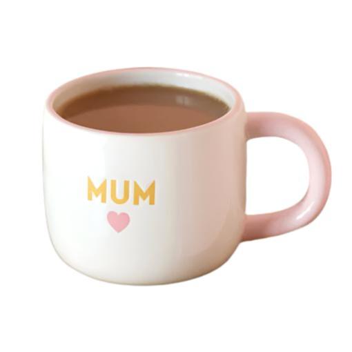 Lisa Angel Ceramic Pink Heart Mum Mug