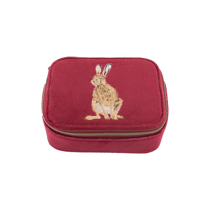 Wrendale 'Golden Hour' Hare Embroidered Accessory Case