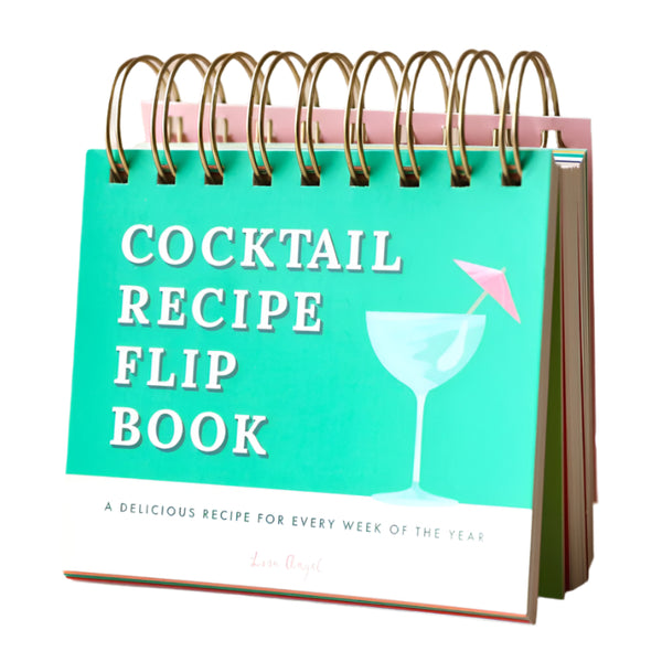 Lisa Angel Cocktail Recipe Desktop Flip Chart