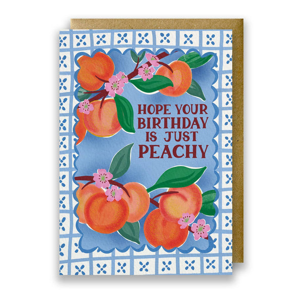 Jessie Maeve Palermo Picnic Peachy Birthday Card