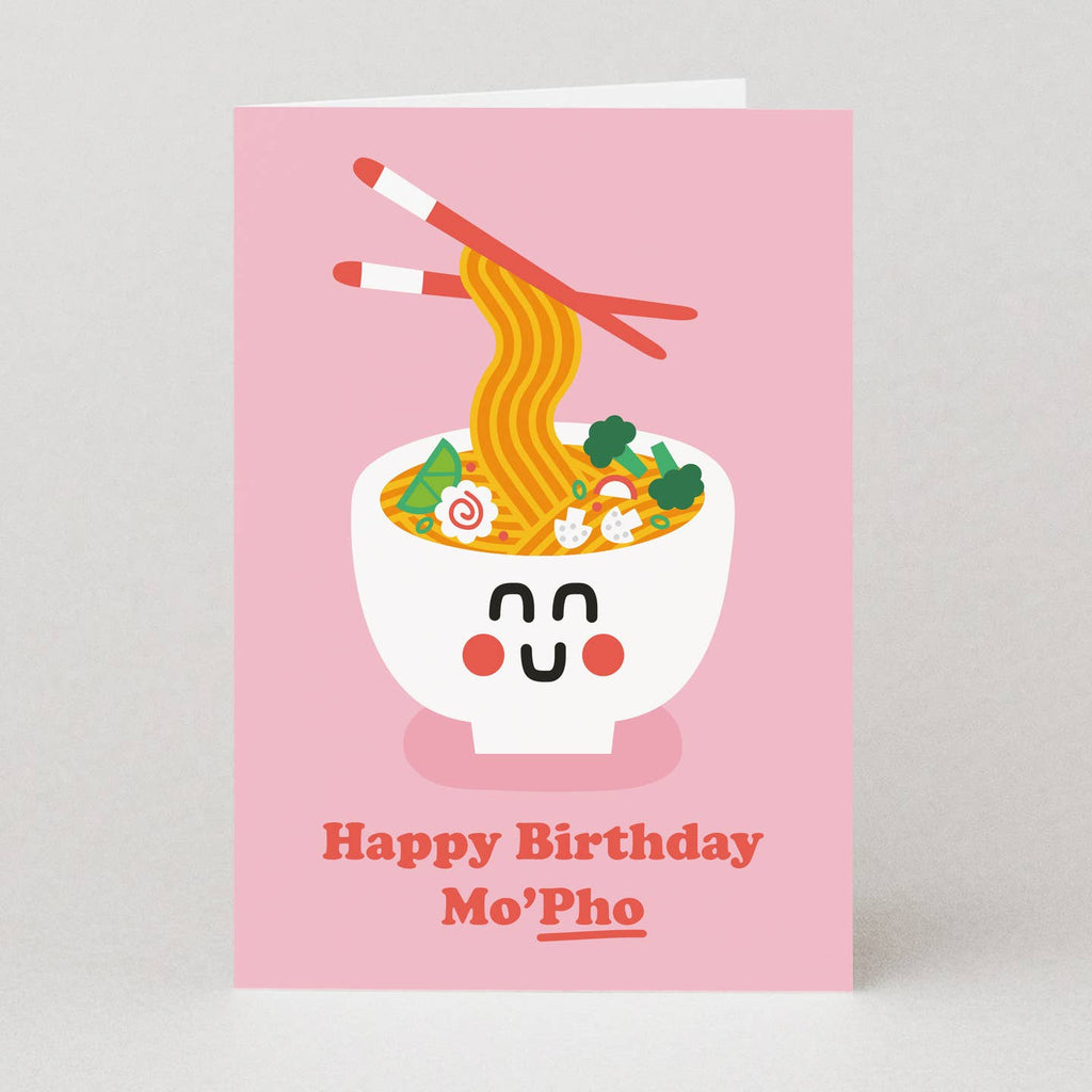 Studio Boketto Happy Birthday Mo'pho' Card - Mrs Best Paper Co.
