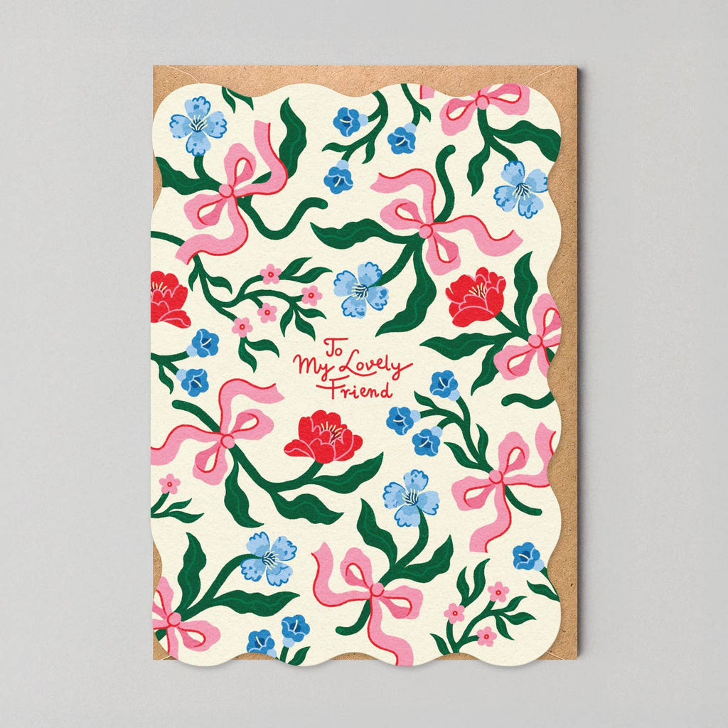 Studio Boketto Floral Friendship Card - Just Because