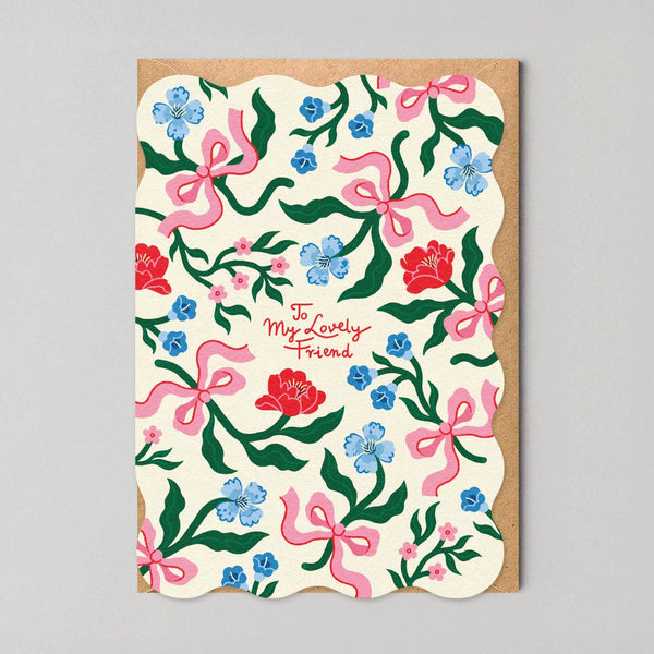 Studio Boketto Floral Friendship Card - Just Because