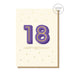 Stormy Knight The Big 1-8 Age 18 Birthday Card