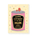 Stormy Knight Beans Mum Birthday Card, Luxury Gold Foil Baked Beans
