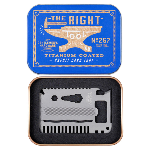 Gentlemen's Hardware Titanium Credit Card Tool