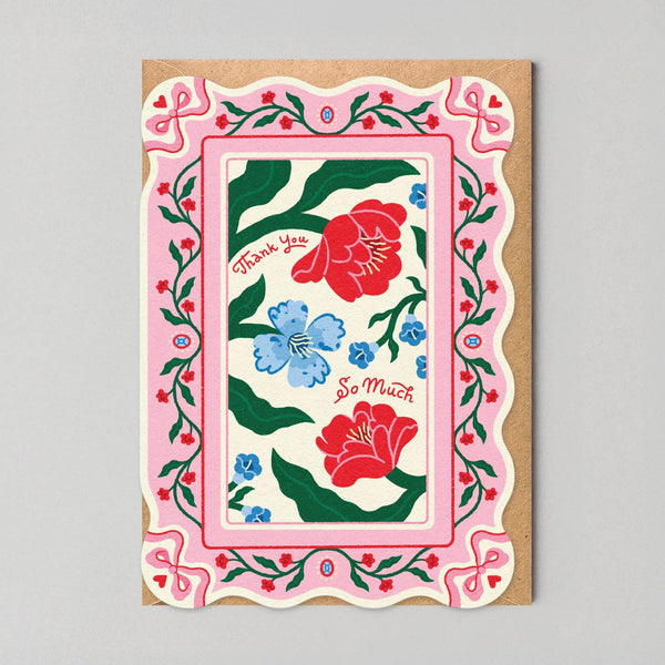 Studio Boketto Floral Thank You Card