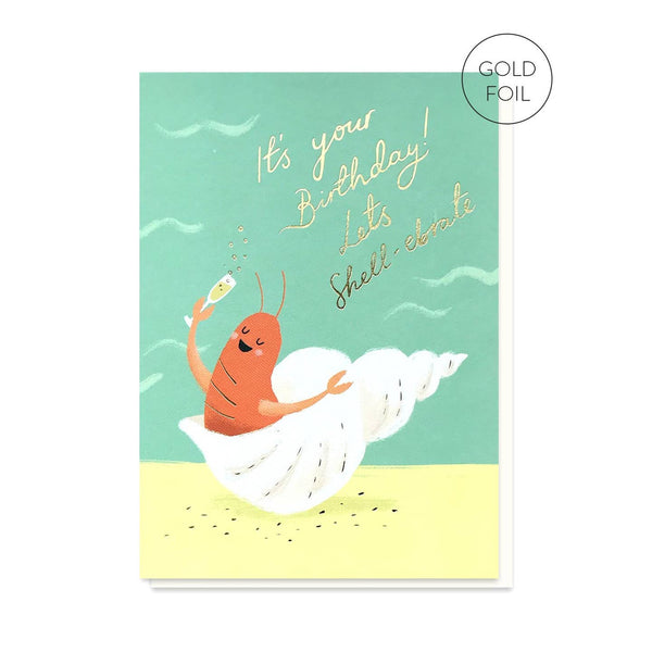 Stormy Knight Let's Shell-Ebrate Card