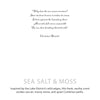 Agnes + Cat Botanical Soy Wax Candle - Sea Salt & Moss