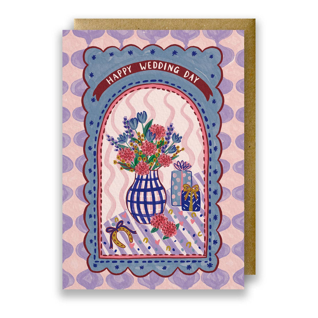 Jessie Maeve Harlequin Wedding Day Card