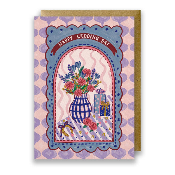 Jessie Maeve Harlequin Wedding Day Card
